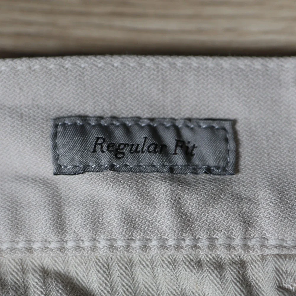 Canali Pants Mens 36x32 Beige Chino Regular Fit Cotton Blend Preppy Italy Made